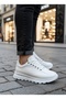 Ba0246 White Lace-Up High Sole Casual Men's Shoes