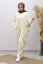 Pocketed Cardigan Triple Set Tsd260114 Beige