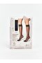 Black 15 Denier Women's Knee High Socks 2-Pack (S6) - 4