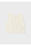 Girl's Bowknot Sleeveless Blouse Ecru 3024 - 5