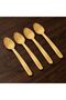 4 Pieces Handmade Boxwood Dessert Spoon 17 cm - 5