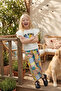 Girl's Summer Set Cotton Pieces, Printed Bottom and Top Sets - 5