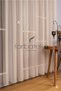Mink Colored Plain Modern Grek Skirt with Lead 3Layers Pleated Sheer Curtain - 3