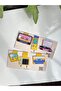 Magnetic Bookmark - 90S Themed-2 6 Pieces -Magnetic Bookmark Page Marker - 5