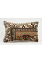 Vintage Throw Pillow Cover Made from Handmade Rug, Wool, 30X50 cm