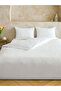 White Cotton Satin Double Duvet Cover Set from Giyçık Store