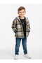 Boy's Checkered Hooded Shirt - 4