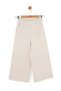 Girl Child 4-8 Years Linen Palazzo Pants Cream