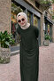 Women's Premium Comfort Long Khaki Prayer Dress - 3