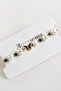 Nrzsnt Butterfly Bead Pearl m Macramé Thread Bracelet (180034) - Black - 3