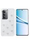 Redmi 15 Compatible Case with Airbag Design, Silvery Transparent Pole Cover - Cherry - T40778 - 2