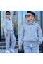 Bayramlik Mevsi̇mli̇k Gö Shirt Collar Weat-Pants Full Lycra Bottom Top Stylish Suit-Waiter Size