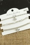 Nrzsnt 3 Pieces at Tr Chain Bracelet - (185649) Silver Color