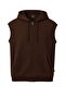 Men's Hooded Zipper Bag Vest