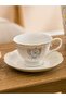 Mixed Butterfly Printed 2-Person Porcelain Coffee Cup Set 90 ml (S6) - 3