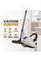 1600W High-Suction Canister Vacuum Cleaner with 2L Dust Capacity and Automatic Cord Rewind - 2