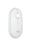 Mouse wireless Logitech Pebble 2 M350s, bluetooth, dongleless, Alb - 2