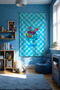 Pokemon Sunbany– Anime Movie Character Themed Quality Fabric, Room Decor Tapestry Wall Rug Si - 3
