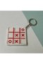 Set of 2 Moving Xox Game Keychain - Lover and Friend Combination Tic Tac Toe Keychain - 3