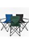 Portable Folding Camping Chair with Cup Holder Pack Of 3