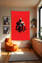 God of Hope Kratos – Anime Movie Character Themed Quality Fabric, Room Decor Tapestry Wall Rug - 4