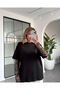 Women's Long Sleeve Lace Detailed Blouse Transparent Sleeve Stylish Basic Top - 4