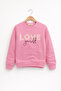 Girl's Printed Pink Sweatshirt Standard Size 3-12 Years Daily Use - 6