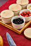 Leo 6-Piece 10 cm Porcelain Breakfast Set with Bamboo Lid Trays Ckr3930 - 2