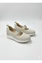 26Y305-2 Comfortable Stoned Textile Ballet Women's Shoes - 5