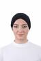 Crossed Outdoor Bonnet Social Bonnet Pool Bonnet Candy Fabric - Black - 3