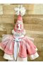Baby Girl 1 Year Old Birthday Hat and Cape Set