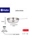 28 cm Frypan 18/10 Stainless Steel | Triplex Capsule Bottom | Induction Compatible | Cooking Pan - 2