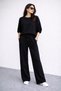 Modal Luxe Black Women's Top and Bottom Set