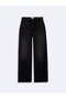 Danıca L High Waist Wide Leg Mid Indigo Jean Pants - 3