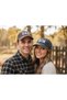 2-Piece Mother and Father Combination Family Hat-Vintage Vintage Unisex Dad / Mom Written Cotton Hat - 2