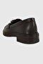 Coffee matte buckle detail Flat Sole women's Ballet Flats - 4