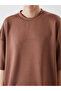 Crew Neck Printed Oversize Women's T-Shirt - 3