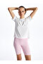 Crew Neck Plain Short Sleeve Women's T-Shirt