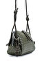 The Moiss Knitted Patterned Adjustable Strap Piece Bliss Women's Crossbody Bag Khaki - 5