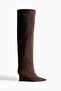 Wedge-heeled over-the-knee boots - 2