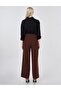 Basic Comfortable Cut Pants Chocolate - 4