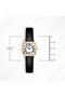 Women's Analog White Dial Watch - E25502-RLBW - 5