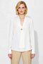 Women's Blouse with Scarf Collar, Long Sleeves with Cuffs, Standard Cut, Satin, Woven Plain Pattern, Regular Fit, Long Length - 5