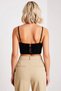 Women's Blouse Heart Collar Spaghetti Strap C Cropped Size Sequin Embroidered Do Woven Itted Pattern Knitted Fabric Structure - 6