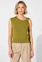 Women's Blouse Asymmetrical Collar Sleeveless Knitwear Slim C Cropped Cut Plain Pattern Summer Top Clothing Quality - 5
