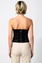 Women's Blouse Strapless Collar Sleeveless Sequined Knitted Fabric Fitted Fit Plain Pattern Regular Length - 6