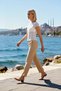 Women's Blouse Fitted Bodycon Boat Neck Short Sleeve Standard Lace Knitted Fabric Regular Length - 3