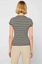 Women's Blouse Mock Neck Short Sleeve Fitted Bodycon Rib Knit Knitted Plain Stretchy Regular Length Design - 6