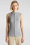Women's Blouse Mock Neck Sleeveless Fitted Ribbed Knit Knitted Buttoned Ruffled Ruffled Plain Patterned Stretchy Model - 4