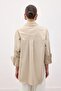 Button Detailed Shirt - Beige - 8